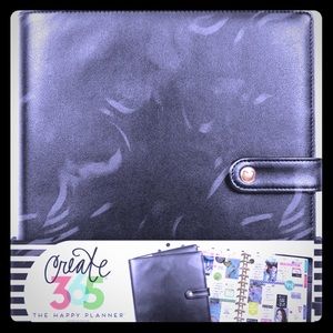 The happy planner Deluxe Cover - Black - BIG